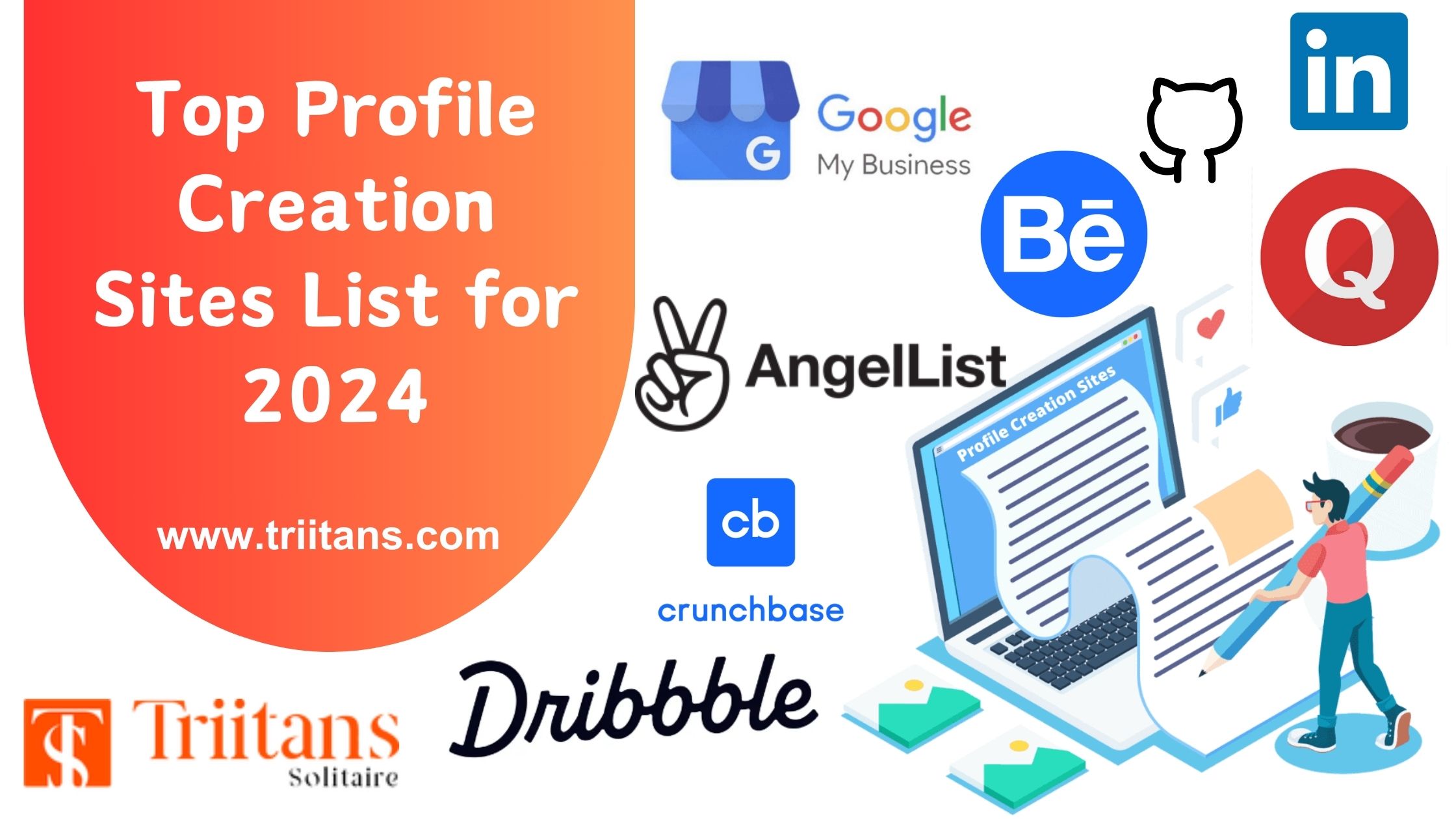 Exploring Profile Creation Sites in 2024 with High DA PA: Triitans Solitaire Emerges as the Best IT Company in India