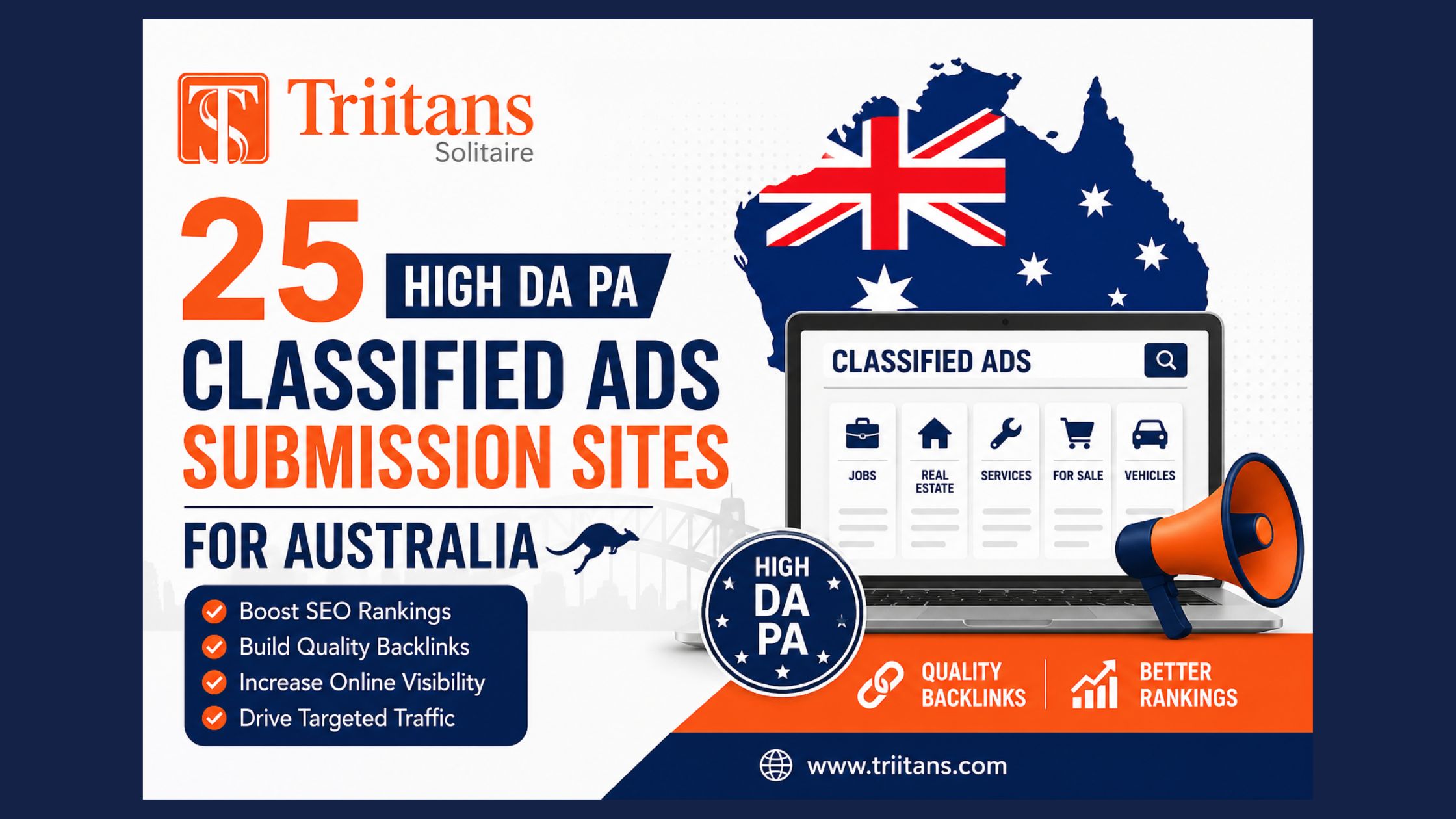 Free 25 High DA PA Classified Ads Submission Sites for Australia 2026